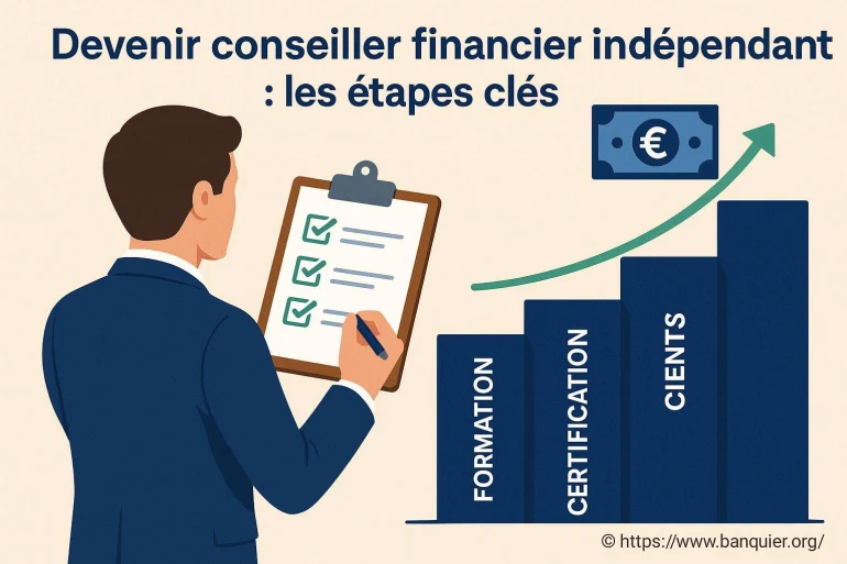 Devenir conseiller financier indépendant : quelles sont les étapes clés