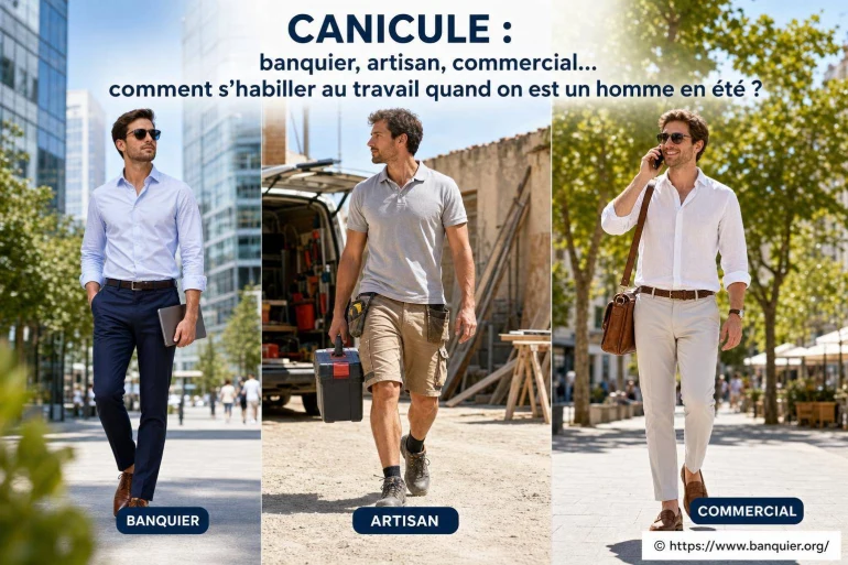 Canicule : comment s’habiller au travail quand on est un homme en été ?
