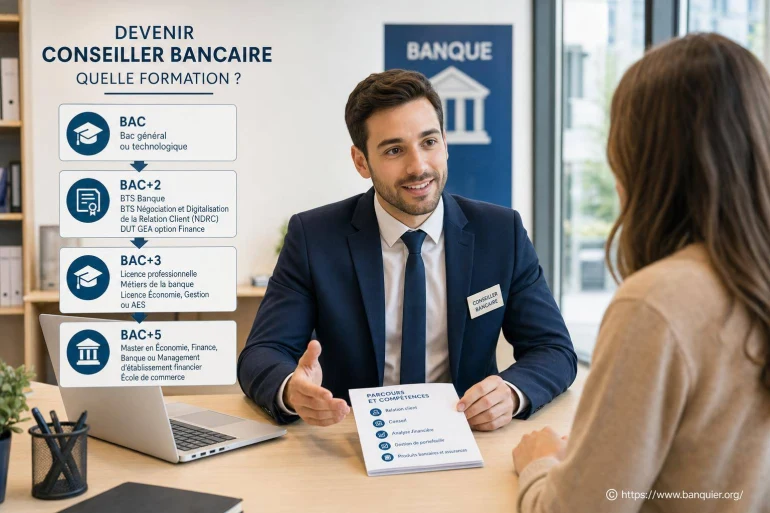 Quelle formation pour devenir conseiller bancaire ?