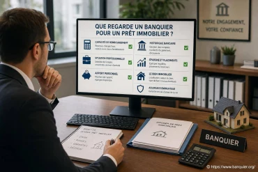 Que regarde un banquier pour un prêt immobilier ?