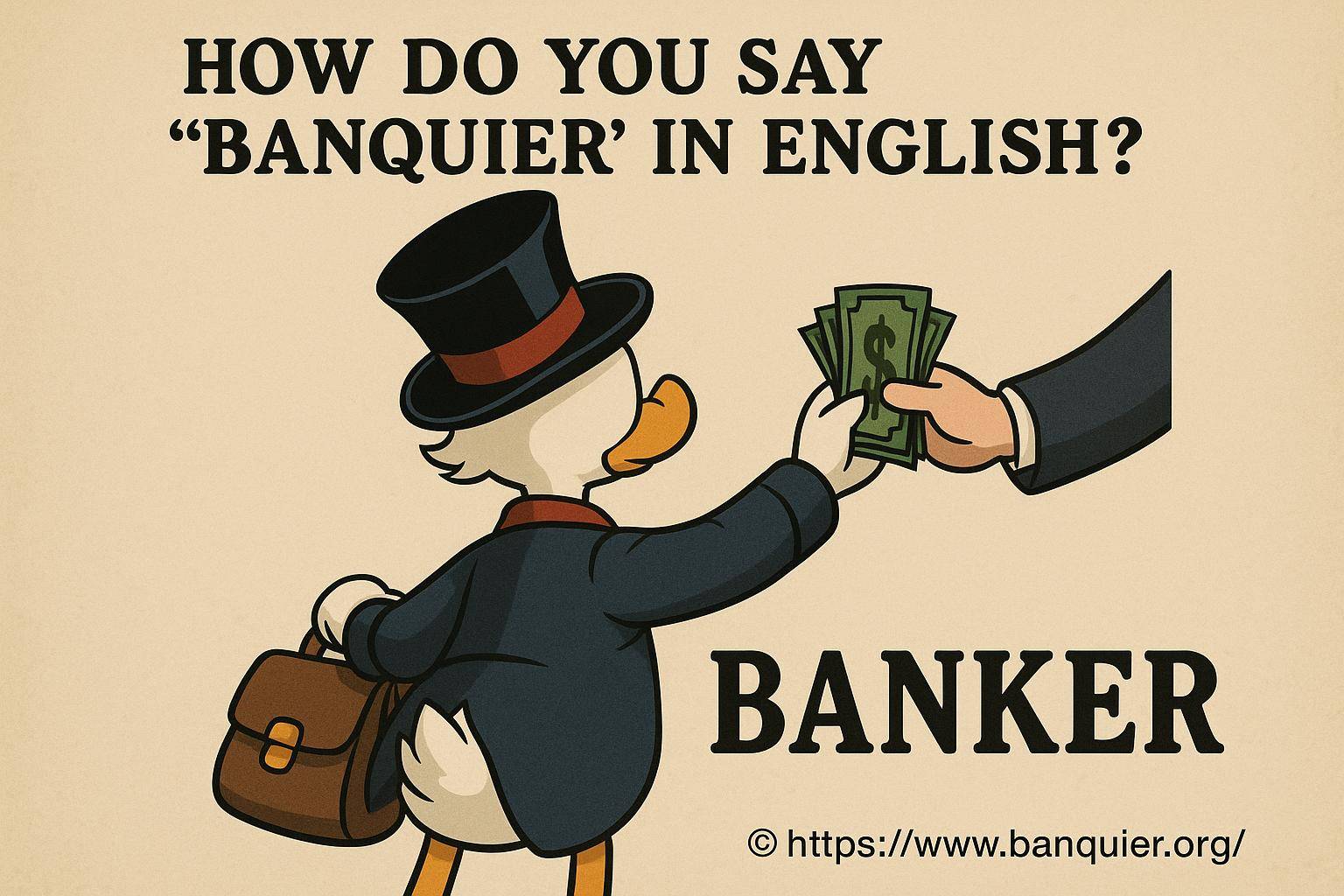 Comment dit-on banquier en anglais ?